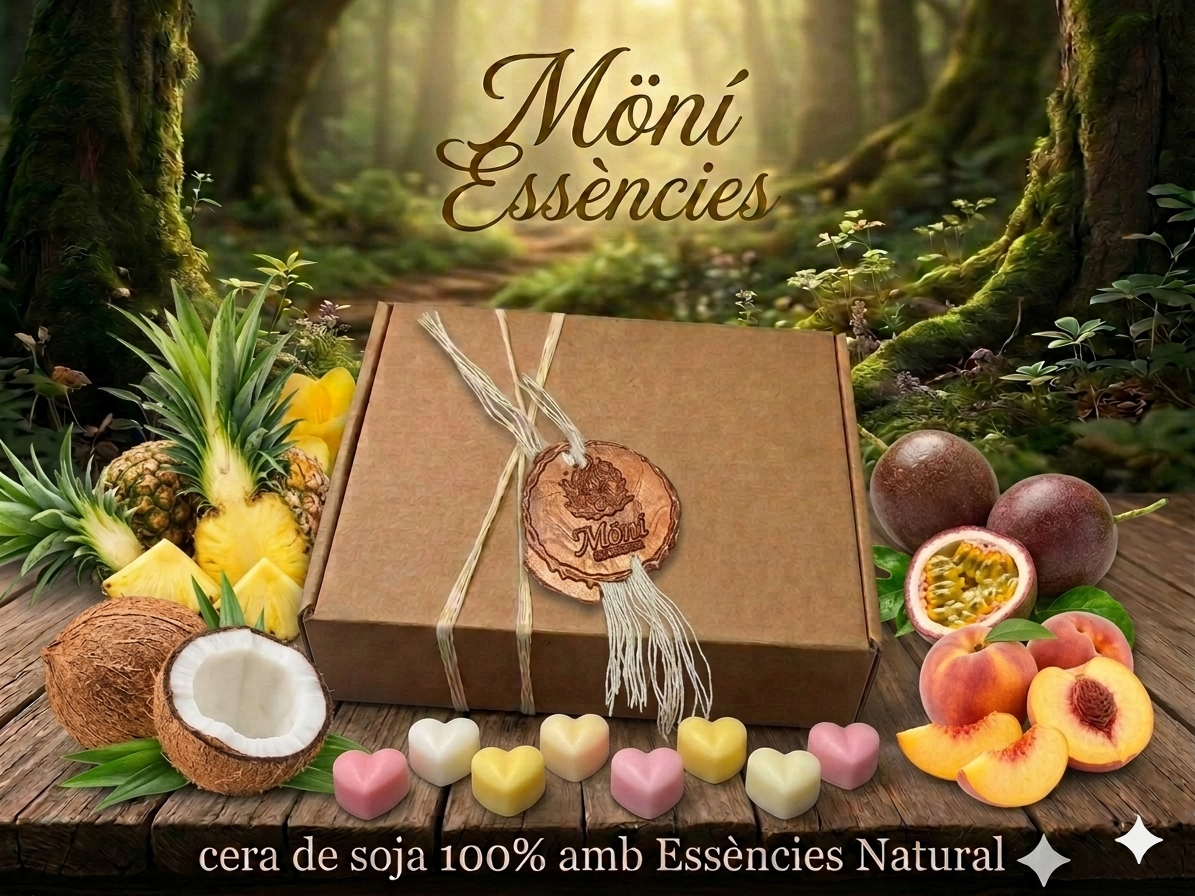 Pack 4 Wax Melts Artesanales Aroma Tropical Coco y Maracuyá
