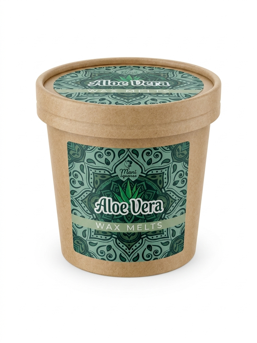 Wax Melts Artesanales Aroma Aloe Vera - Ambientador Sin Llama
