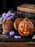 Wax Melts Artesanales Halloween Aroma Dulce Manzana y Caramelo - Bote Kraft